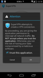 screenshoot for SuperVPN Free VPN Client