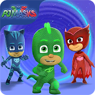 logo for PJ Masks: Time To Be A Hero