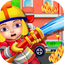 logo for Firefighters Fire Rescue Kids - Fun Games for Kids