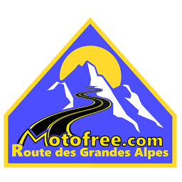 logo for La route des Grandes Alpes Motofree