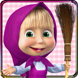 poster for Masha and the Bear: House Cleaning Games for Girls