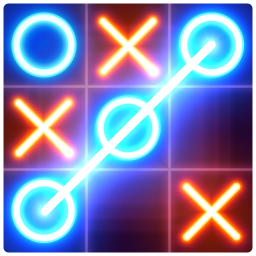 logo for Tic Tac Toe glow - Free Puzzle Game