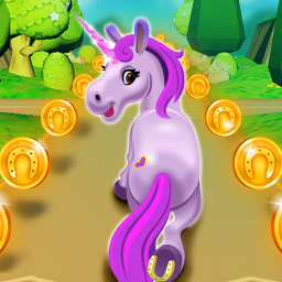 logo for Unicorn Runner 3D - Horse Run Girls Game