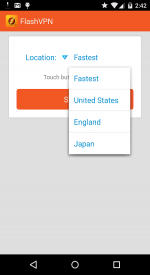 screenshoot for FlashVPN Fast VPN Proxy