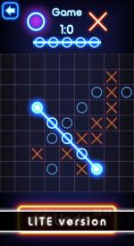 screenshoot for Tic Tac Toe glow - Free Puzzle Game