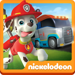 logo for PAW Patrol Pups to the Rescue