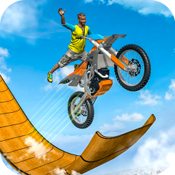 poster for Impossible Mega Ramp Bike stunts: Bike Stunt Games