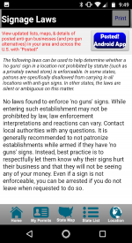 screenshoot for CCW – Concealed Carry 50 State
