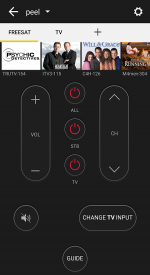 screenshoot for Peel Universal Smart TV Remote Control