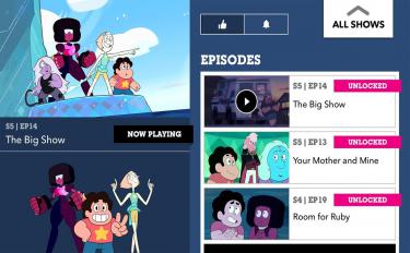 screenshoot for Cartoon Network App