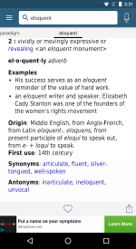 screenshoot for Dictionary - Merriam-Webster