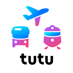 logo for Tutu.ru - flights, Russian railway and bus tickets
