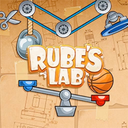 logo for Rube’s Lab - Physics Puzzle
