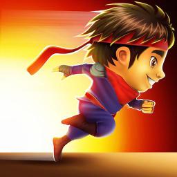 logo for Ninja Kid Run Free - Fun Games