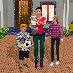 poster for Virtual Single Mom Simulator: Family Adventures