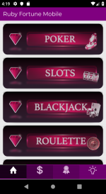 screenshoot for Ruby Fortune Casino Mobile