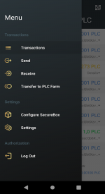 screenshoot for PLC Wallet