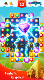 screenshoot for Jewels Legend - Classic gem landscapes game