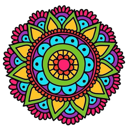 logo for Mandala Coloring Book for Adults