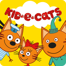 logo for Kid-E-Cats: Picnic with Three Cats・Kitty Cat Games