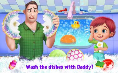 screenshoot for Daddy’s Little Helper - Messy Home Fun Adventure