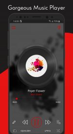 screenshoot for Crimson Music Player - MP3, Lyrics, Playlist