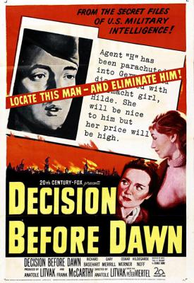 poster for Decision Before Dawn 1951