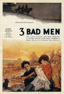 poster for 3 Bad Men 1926