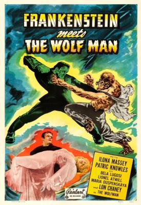 poster for Frankenstein Meets the Wolf Man 1943