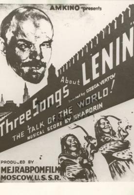 poster for Three Songs About Lenin 1934