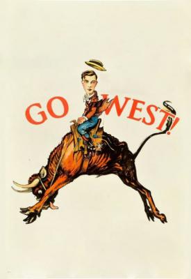 poster for Go West 1925
