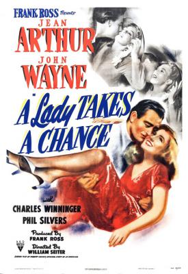 poster for A Lady Takes a Chance 1943