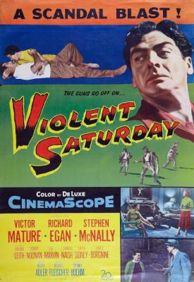poster for Violent Saturday 1955