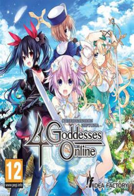 poster for Cyberdimension Neptunia: 4 Goddesses Online